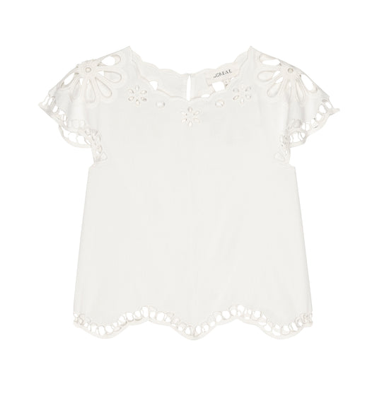 The Super Bloom Eyelet Top