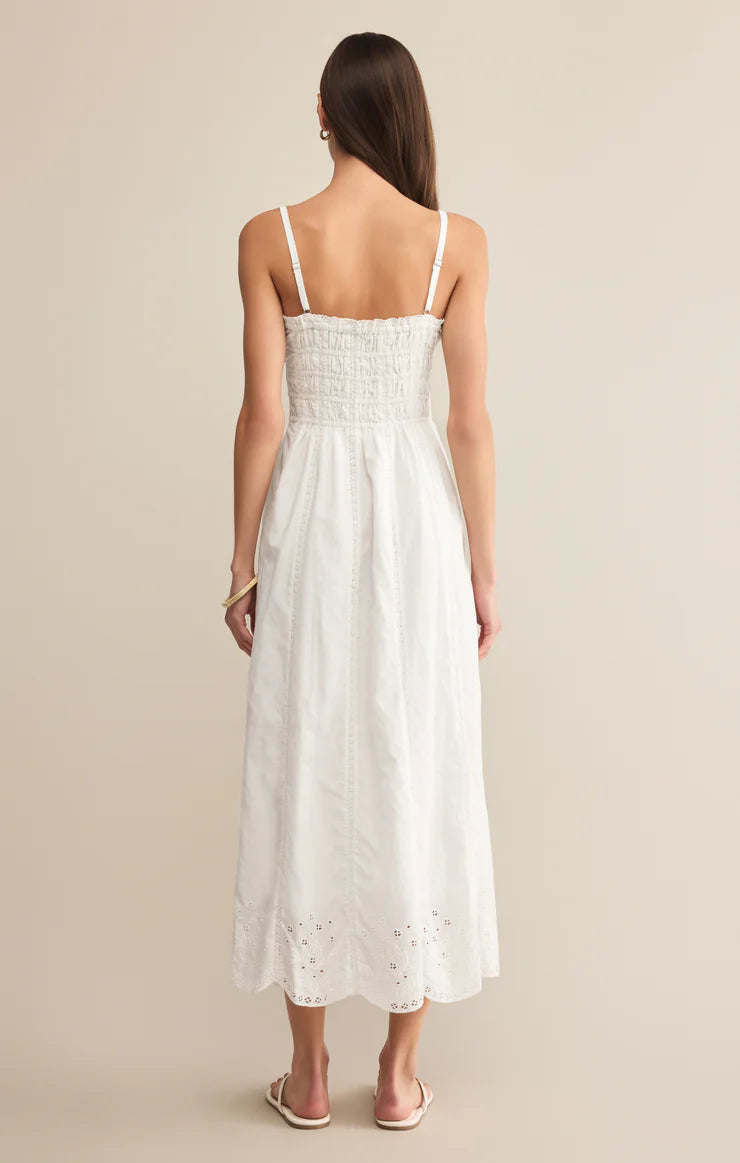 Dani Embroidered Midi Dress