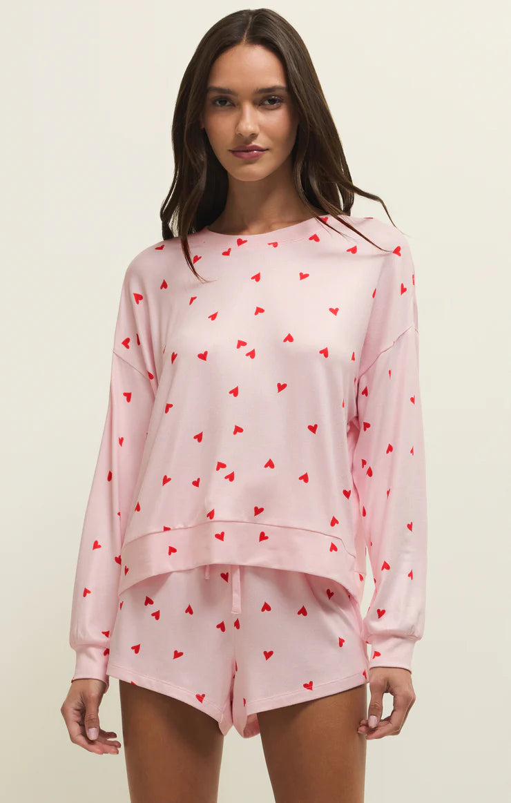 Mira Heart L/S Top