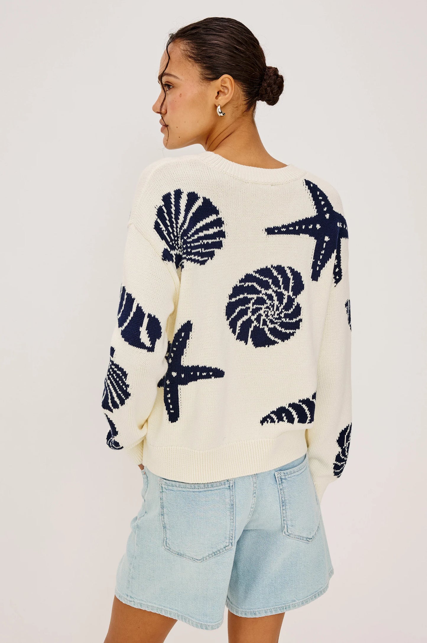 Zoey Sweater-Seashell