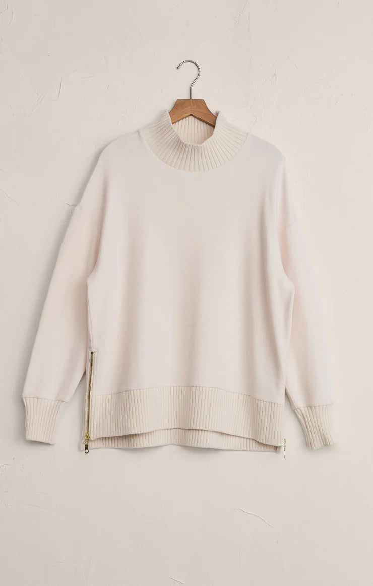 Sable Mock Neck Sweatshirt