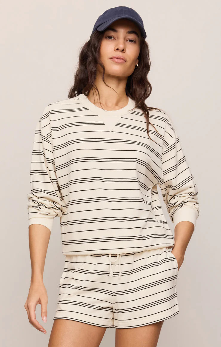 Stand Out Stripe Sweatshirt