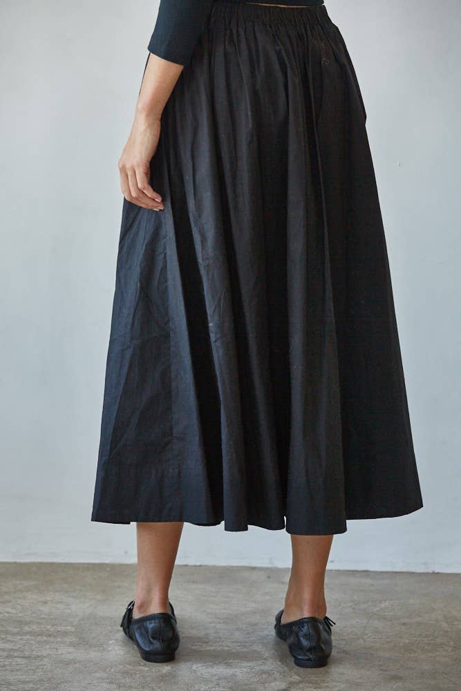 Flare Midi Skirt