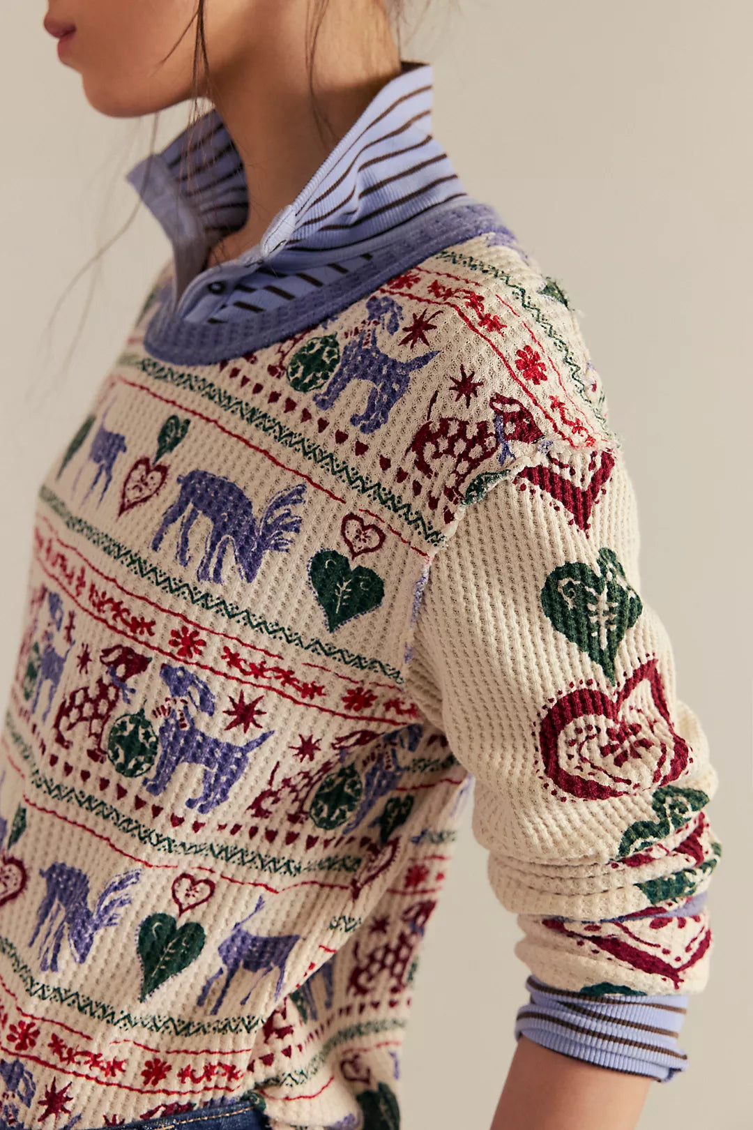 Blissful Layering Tee- Snowdrop