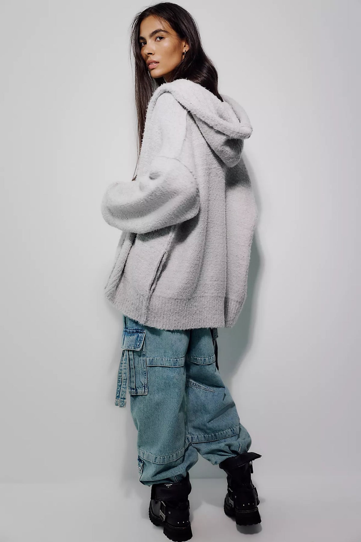 Thistle Cardi-grey