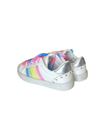 Rainbow Striped Sneakers