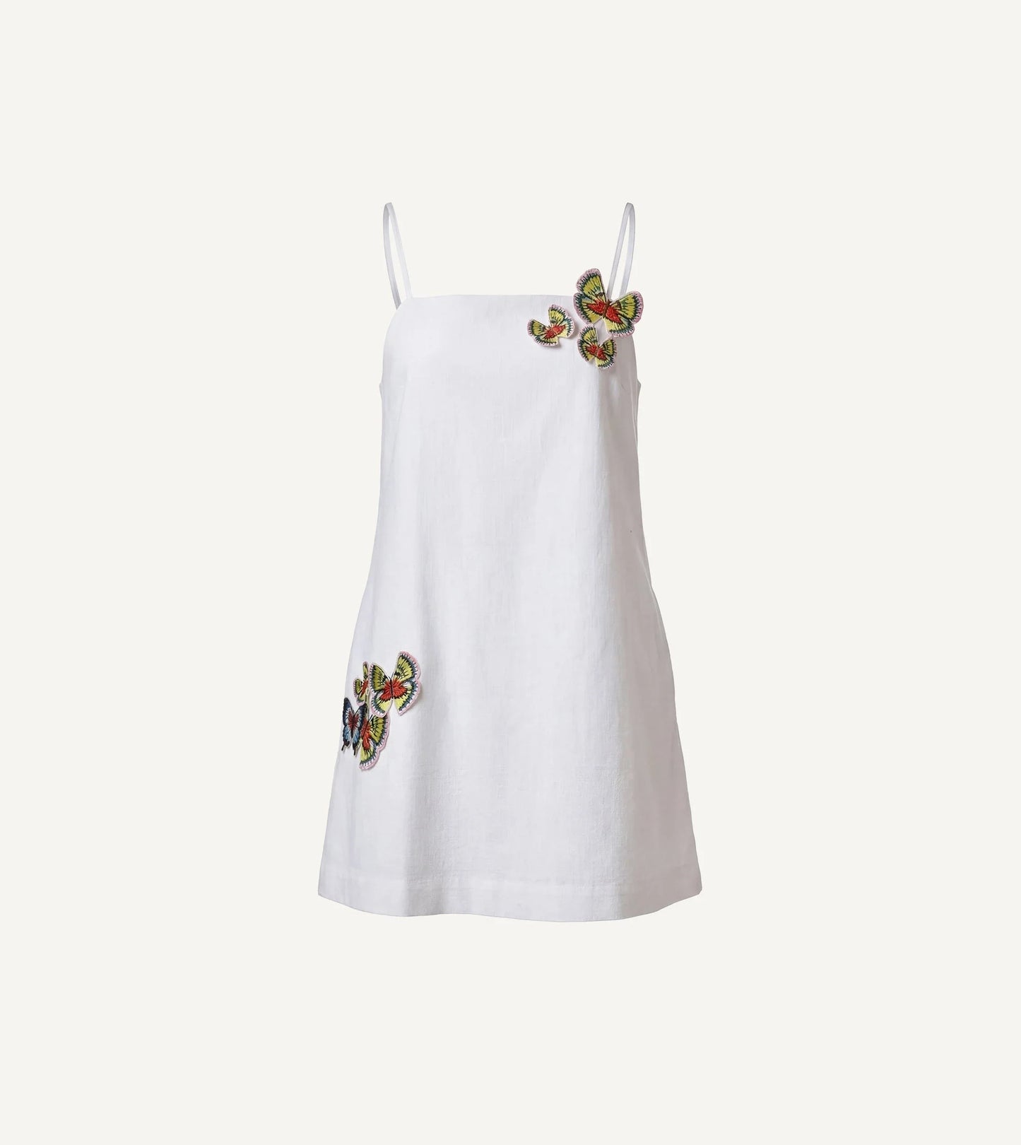 Parvana Mini Dress-WHT