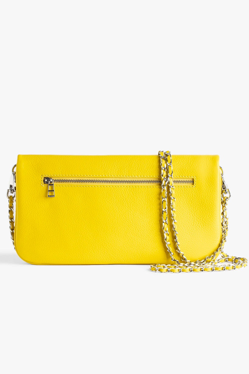 Rock Grained Leather Handbag - More Colors
