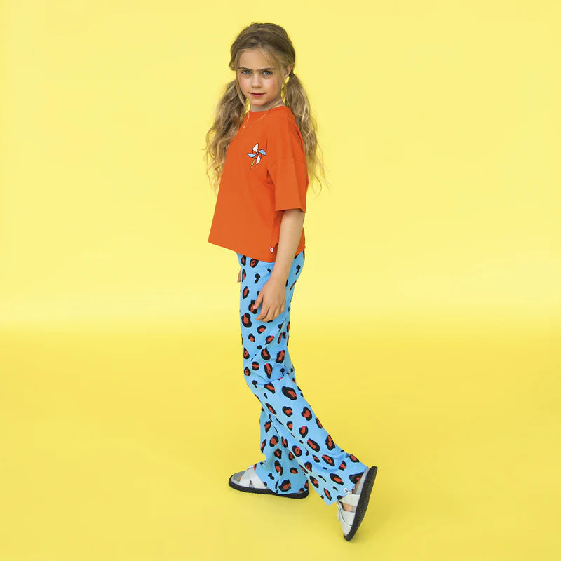 Cropped Shirt with Embroidery