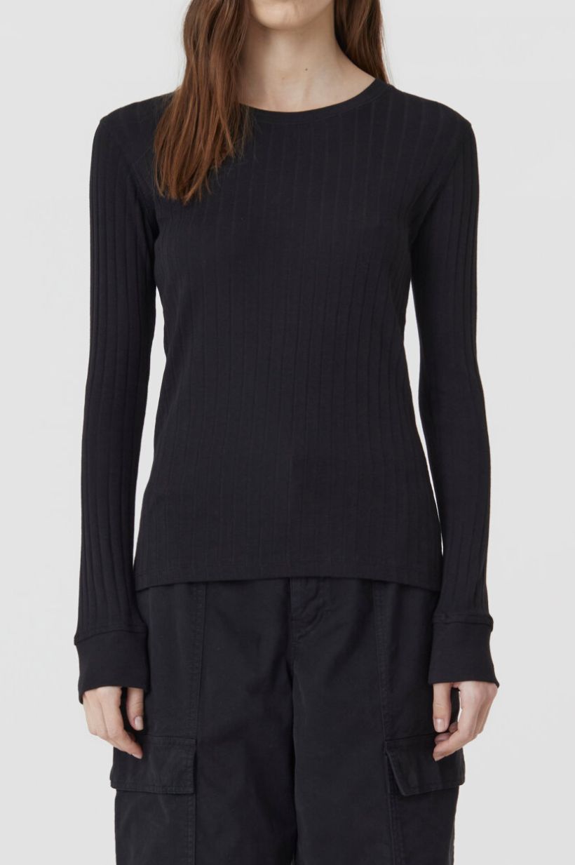 Straight Neck Long Sleeve