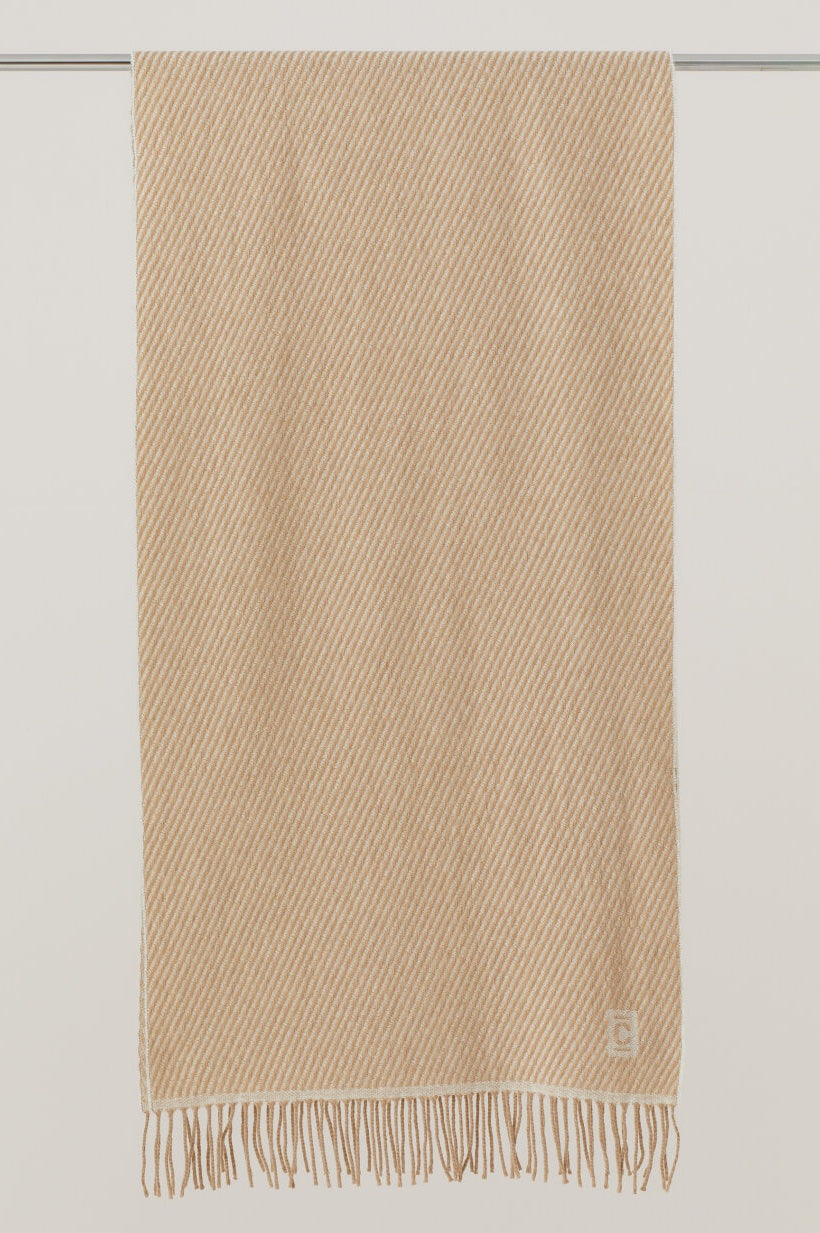Wool Scarf with Cashmere
