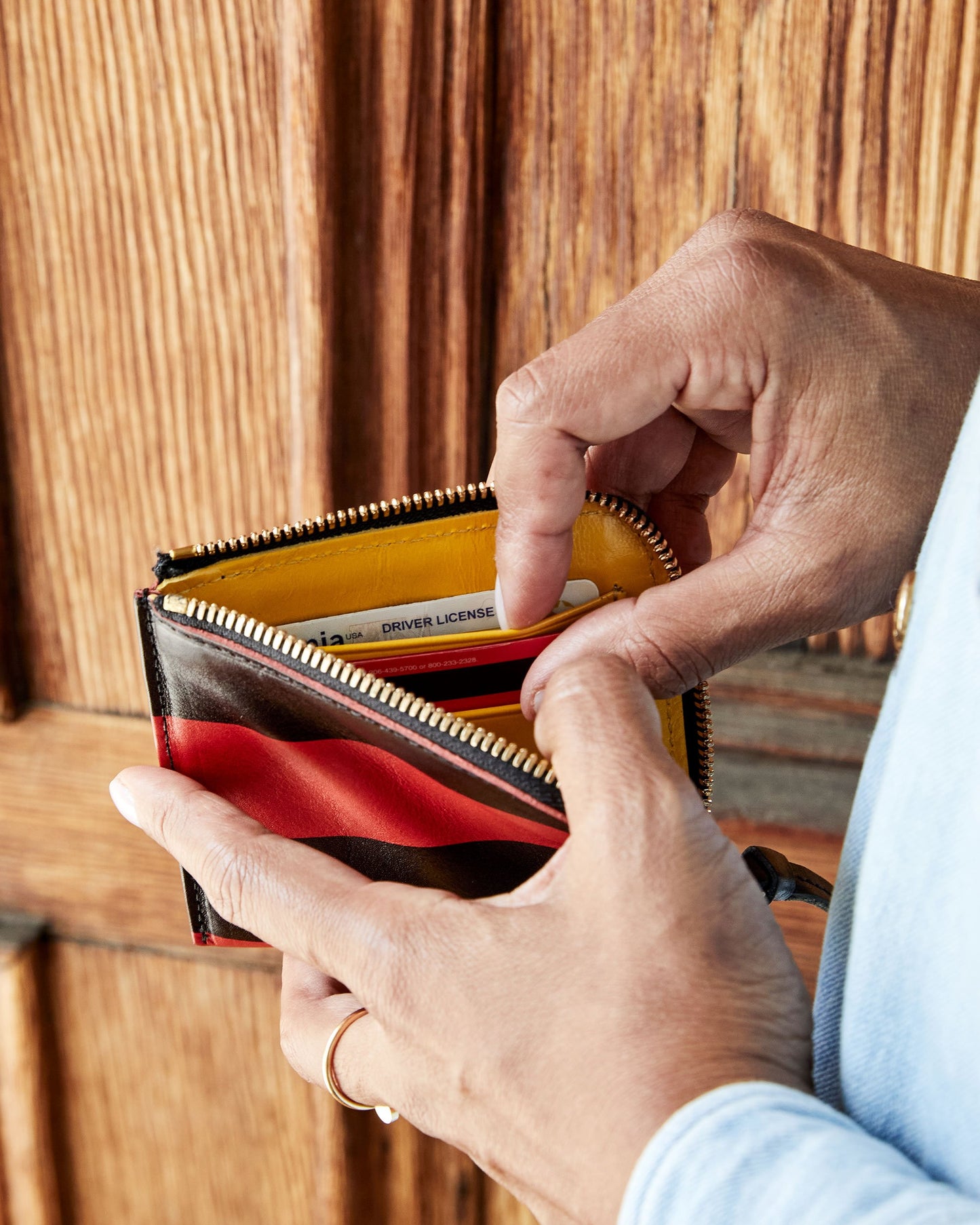 Corner Zip Wallet