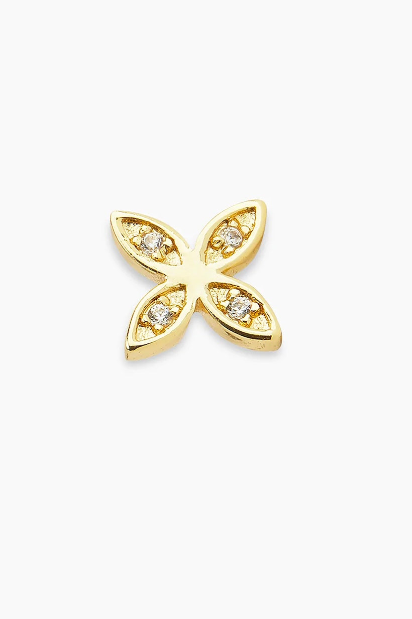 Flower Charm Stud