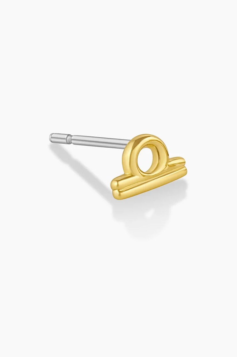 Zodiac Charm Stud - Libra