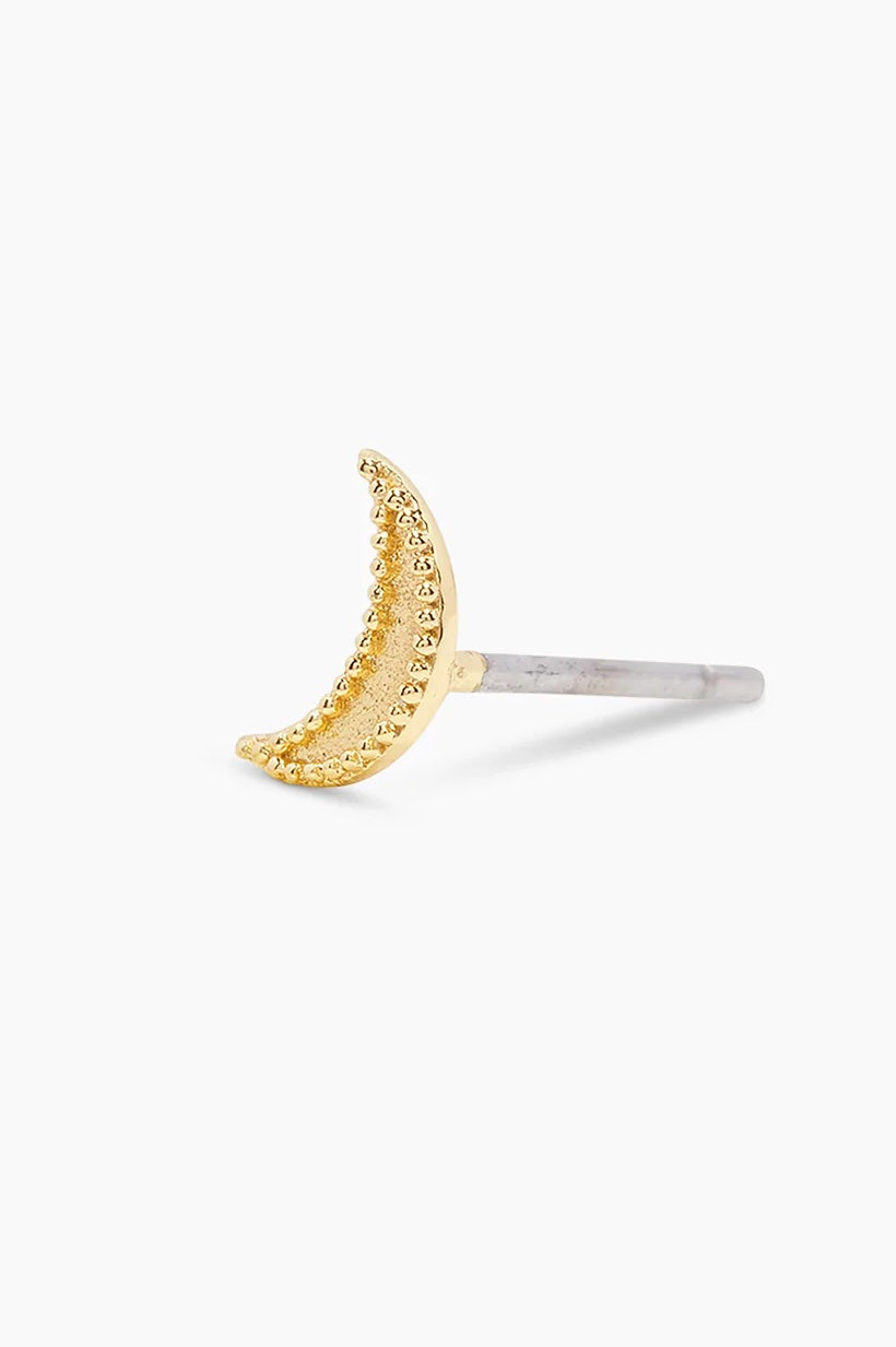 Moon Charm Stud