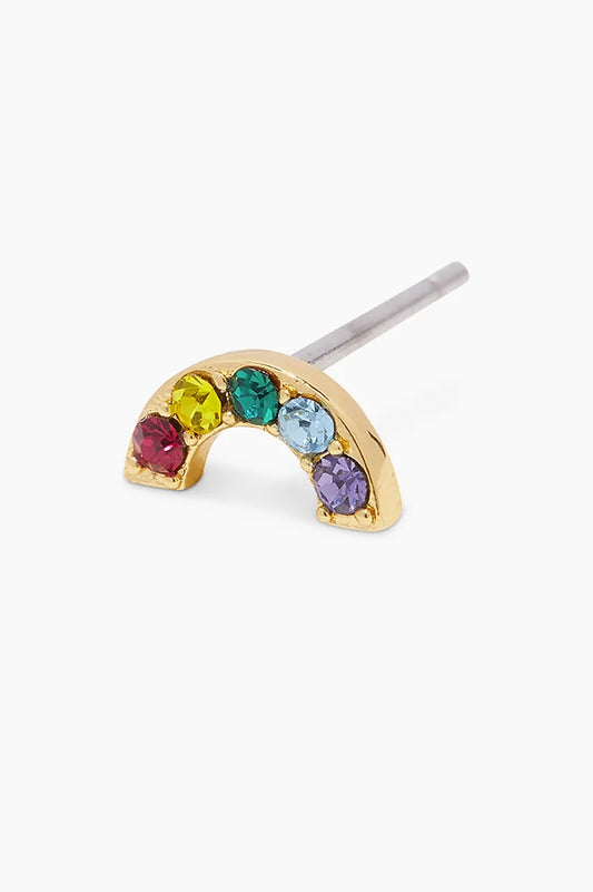 Rainbow Charm Stud