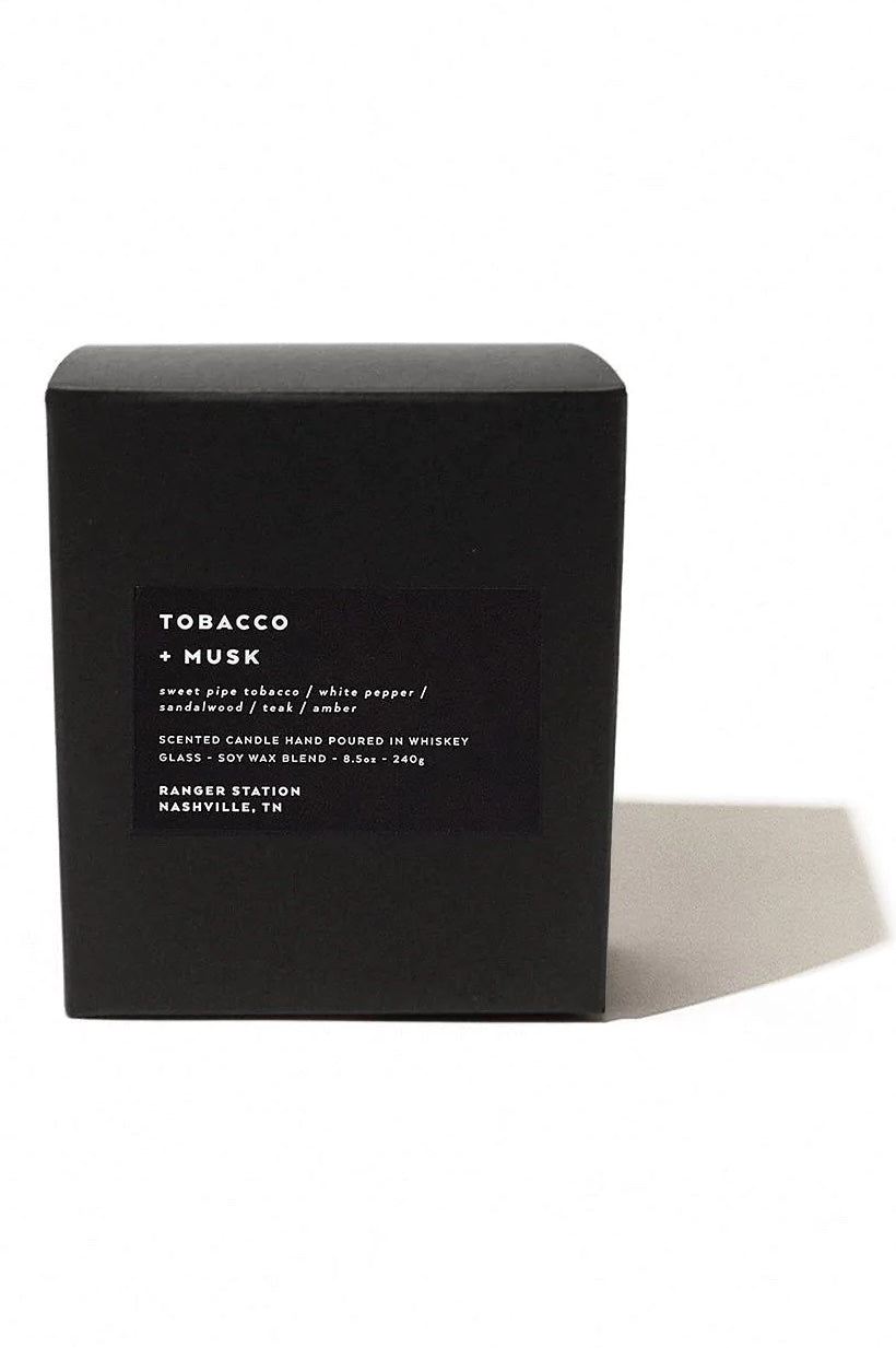 Tobacco + Musk Candle