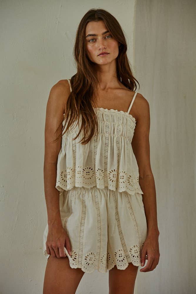 Eyelet  Top