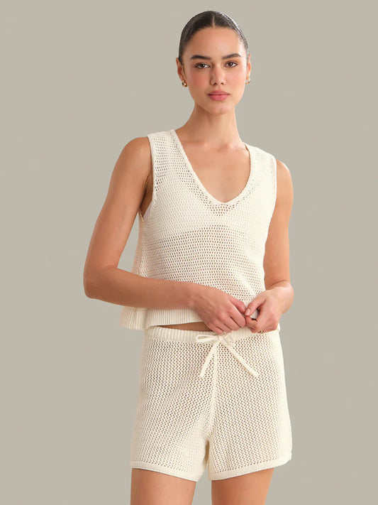 Rosa Tank-Chalk