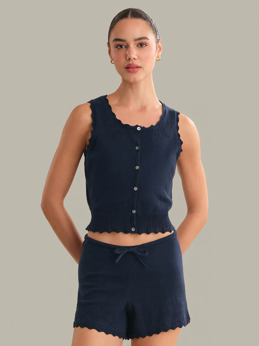 Rosalia Shorts-Blue