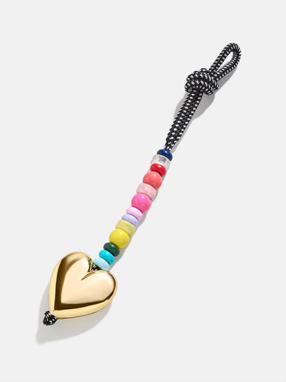 Free Spirit heart bag charm