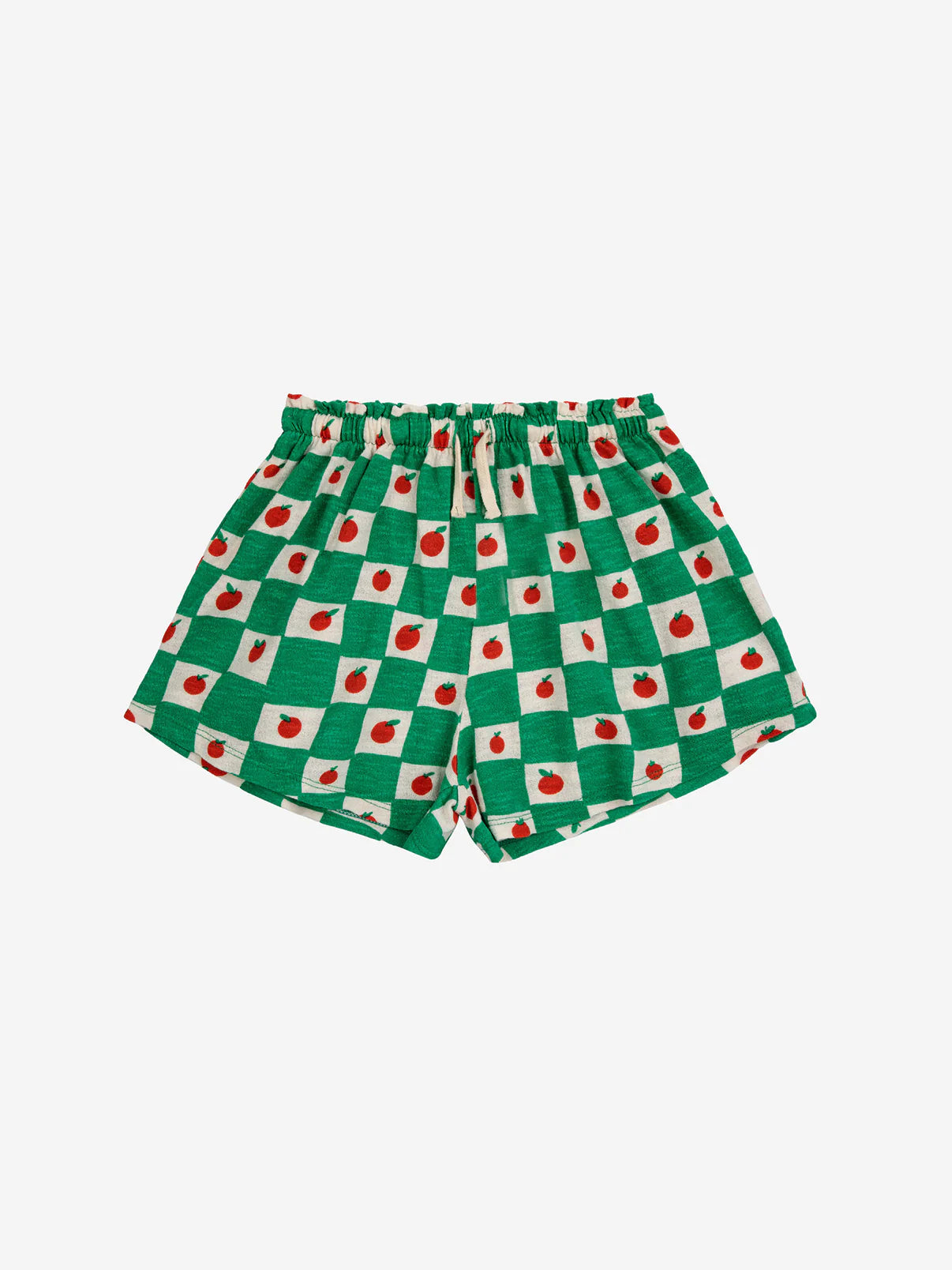 Tomato Ruffle Shorts