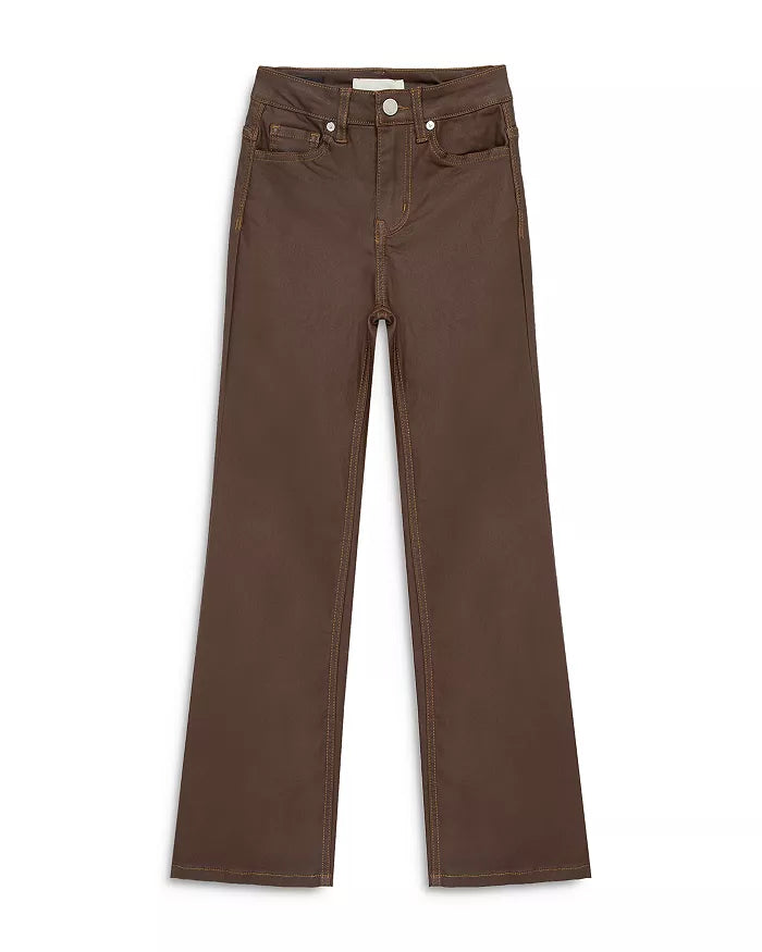 Coated Flare Leg 5 Pocket Pant