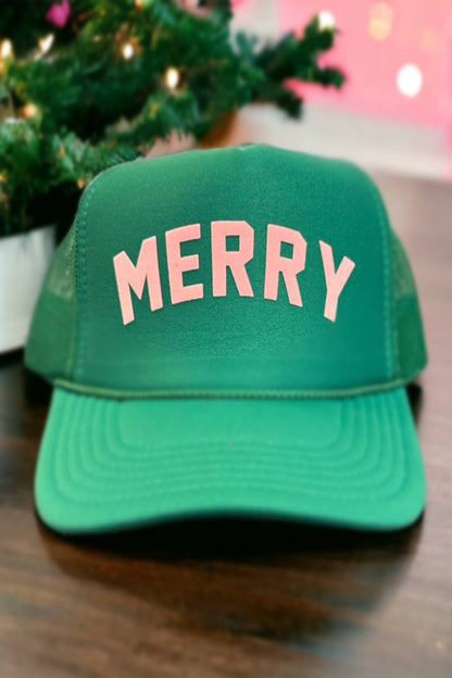 MERRY Green Trucker