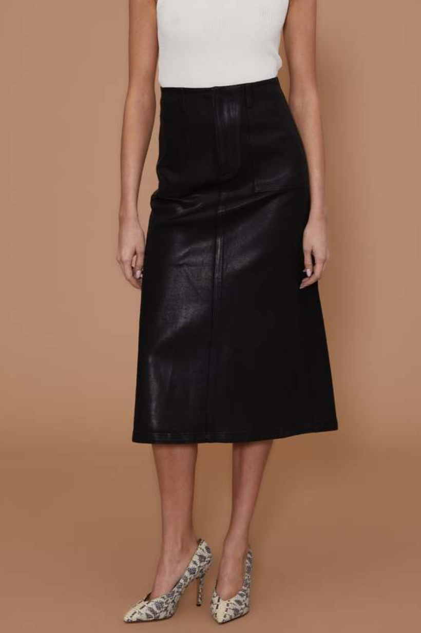 Coated Jocelyn Skirt