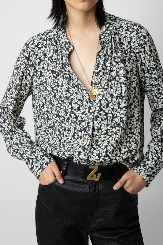 Tink Bico Flowers Blouse