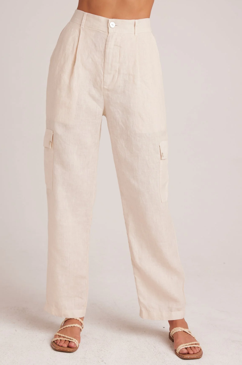 Pleated Cargo Trousers