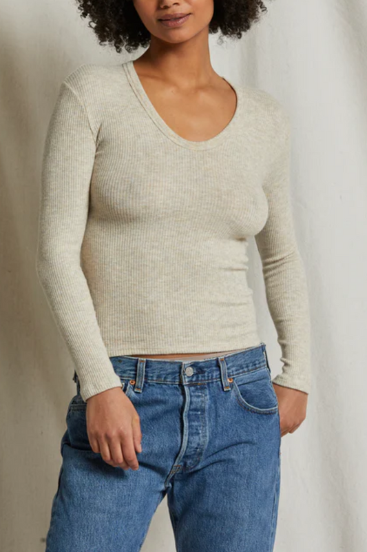 Whitney Sweater Rib U-Neck