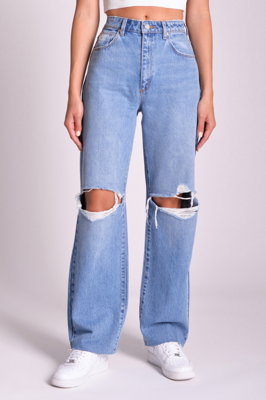Carrie Jean Britt Rip Jeans