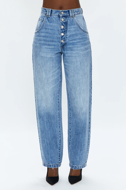 Ezra High Rise Relaxed Taper Jeans