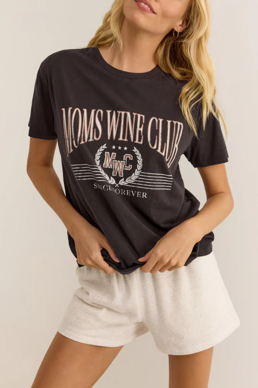 Boyfriend Moms Wine Club Tee
