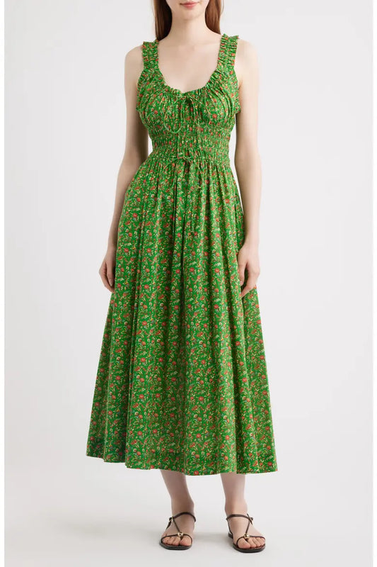 Emmaretta Dress-Emerald