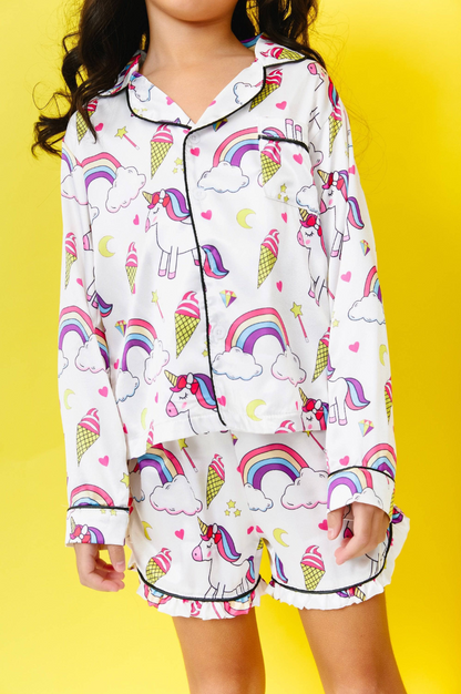 Magical Unicorn and Ice Cream Pajama Set