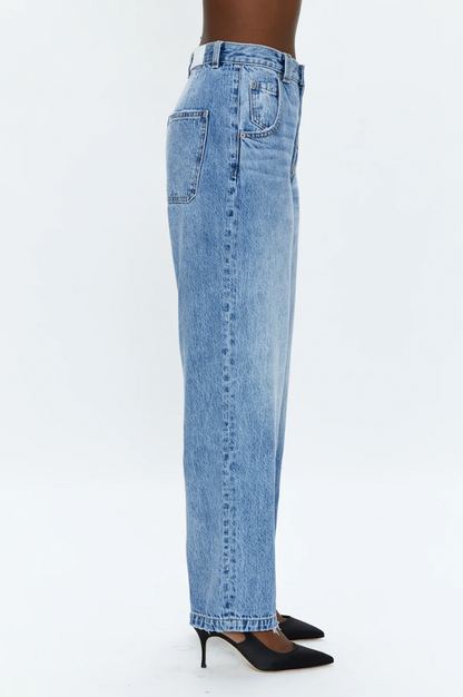 Ezra High Rise Relaxed Taper Jeans