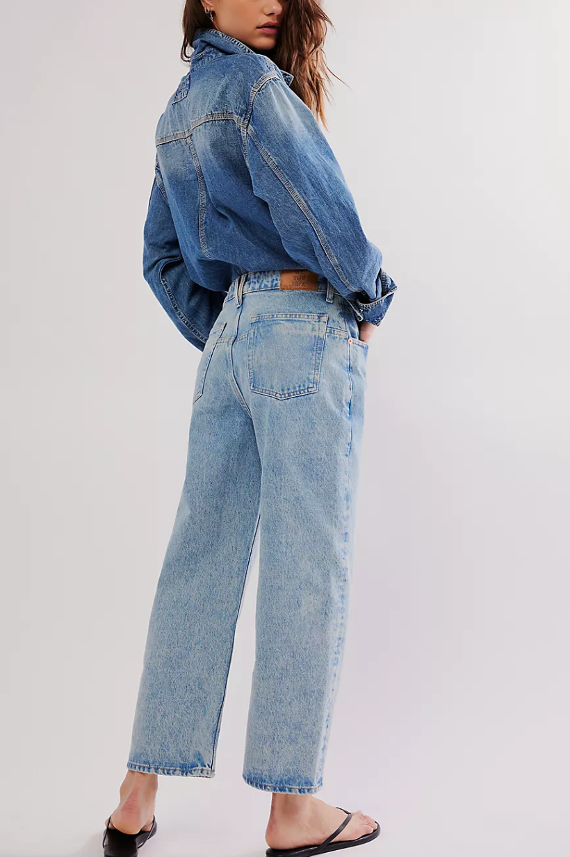Deep Trance Dropped BF Jeans - More Colors