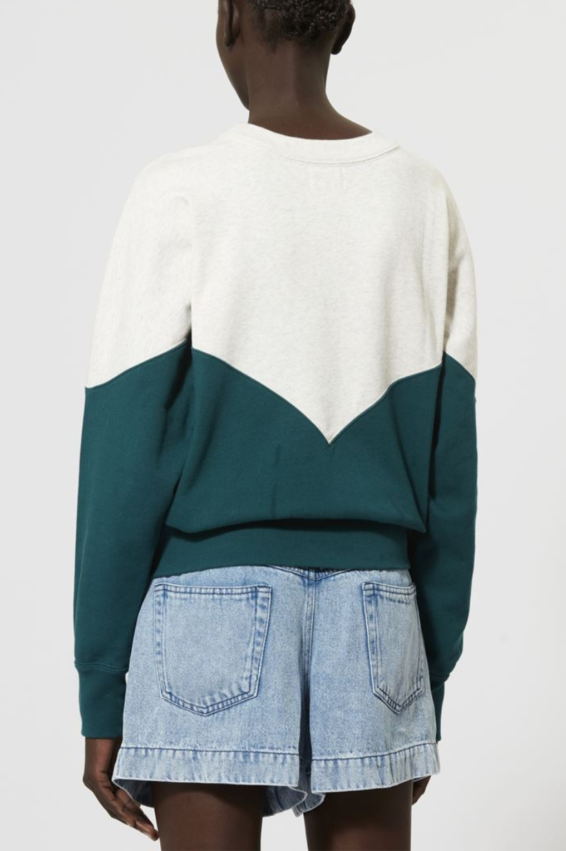 Two sales tone sweatshirt
