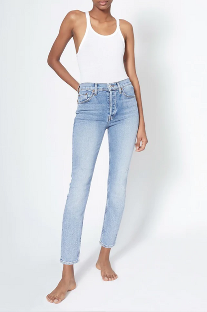 90s High Rise Ankle Crop