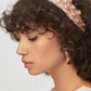 Oval Crystal Slim Knotted Headband