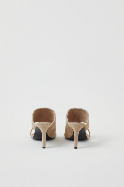 Suede Mules