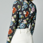 Floral Turtleneck