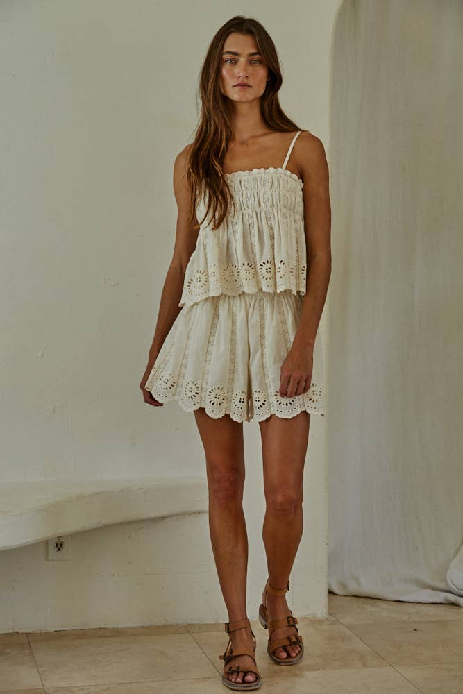 Eyelet  Top