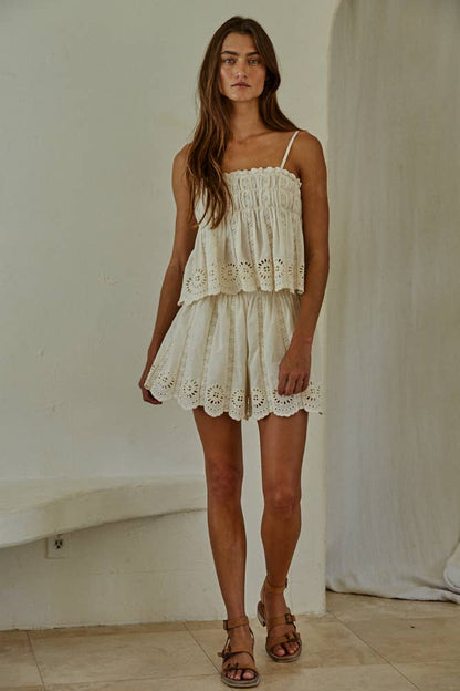 Eyelet  Top