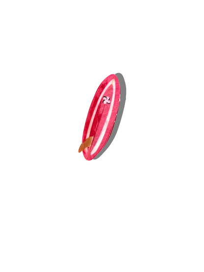 Hand-painted Surf Boards Claw Hair Clip | Eco-Friendly