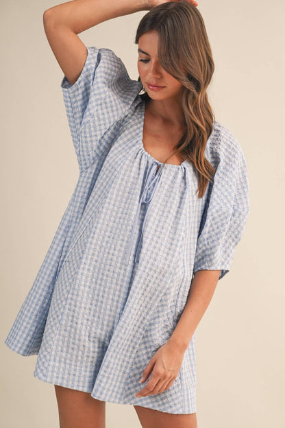 GINGHAM ROMPER