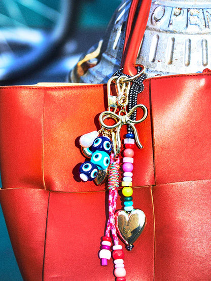 Free Spirit heart bag charm