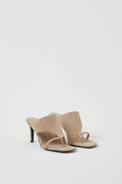 Suede Mules